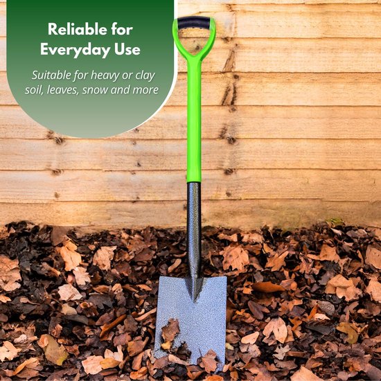 Tuinmijl® Heavy Duty Robust Digging Garden Spade Shovel Fork Dutch How to Rake Landscaping Tools Patio Digging Spade — afbeelding 2