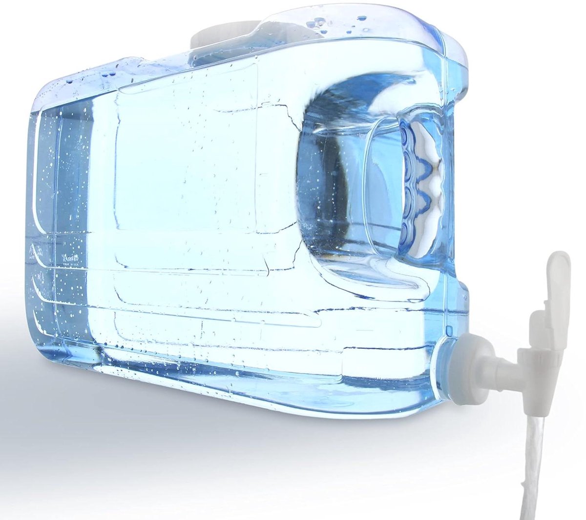 Drank Dispenser - Waterkan Koelkast - Drinken Koelen - Easy Touch Tuit - 2.5 Gallon - Transparant