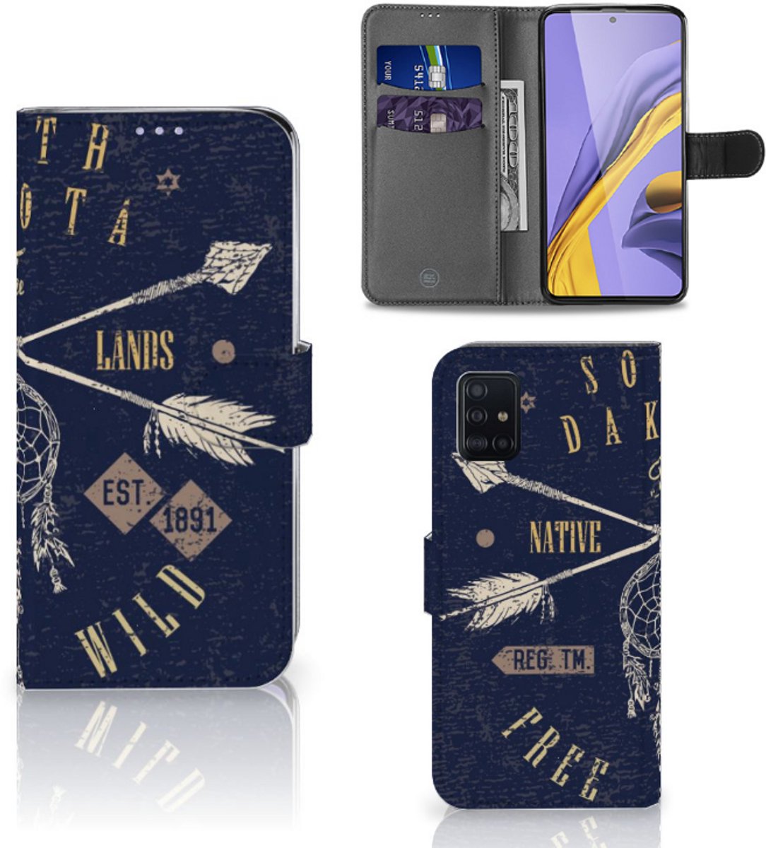 Samsung Galaxy A51 Flip Cover South Dakota