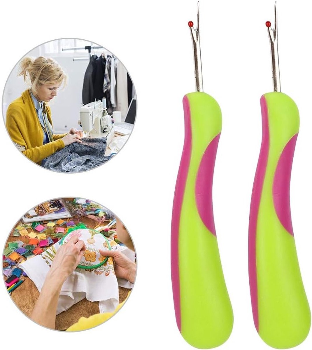 Set van 2 Naai Naad Scheiders, 1.9 cm (4.7") Handige Stitch Tears, Naaigerei voor Draadverwijdering en Naaiwerk