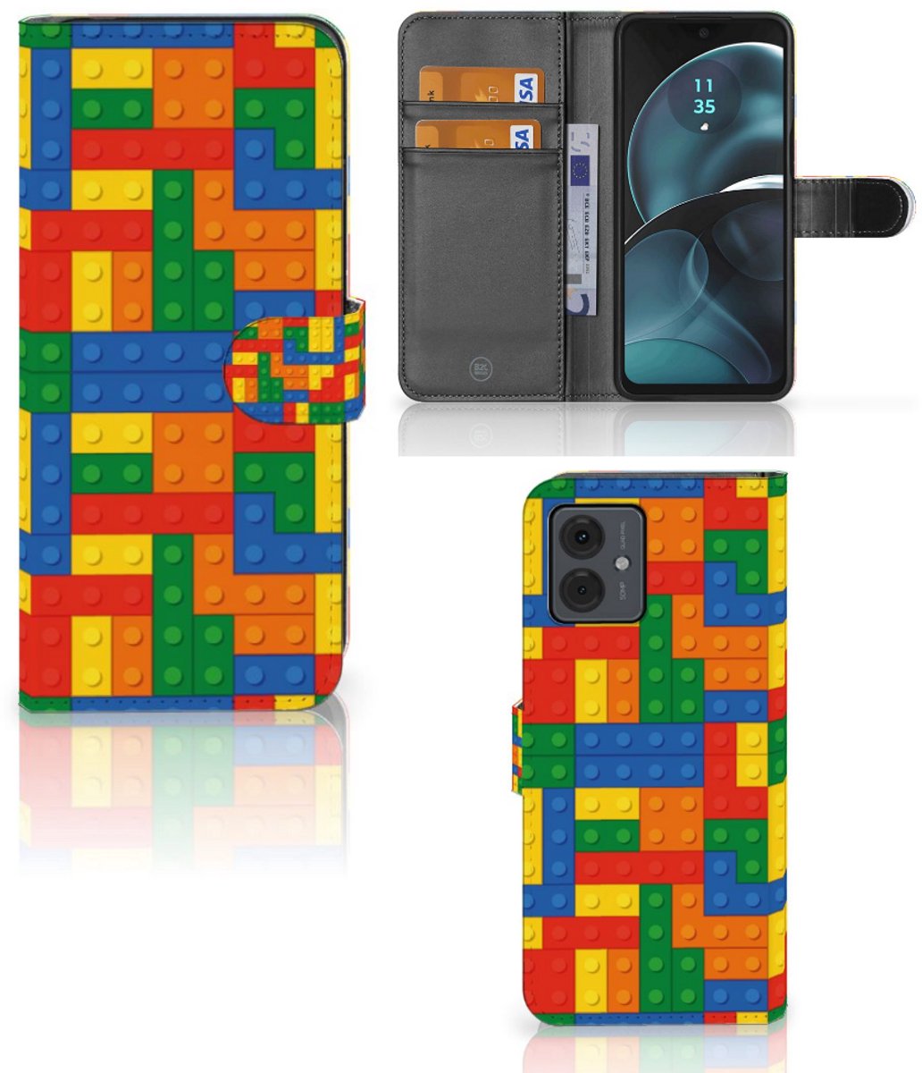 Motorola Moto G14 Telefoon Hoesje Blokken