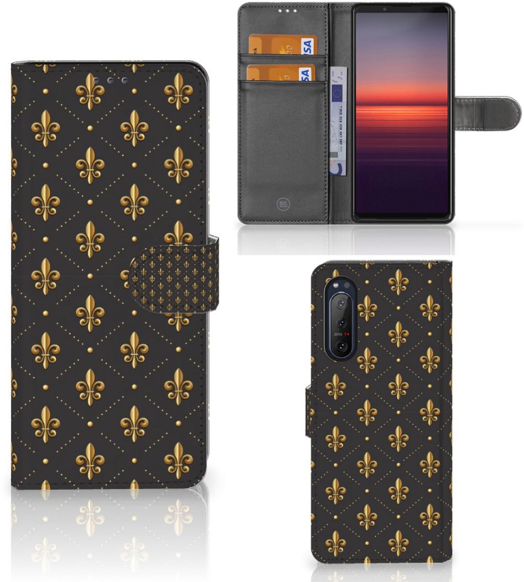 Sony Xperia 5II Telefoon Hoesje Franse Lelie