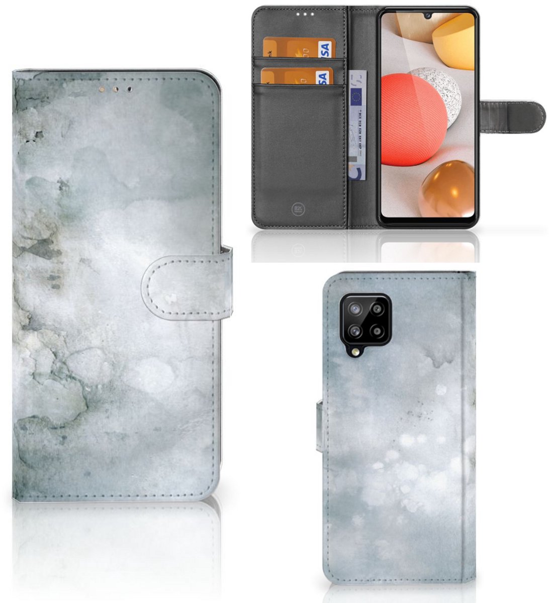 Hoesje Samsung Galaxy A42 5G Painting Grey