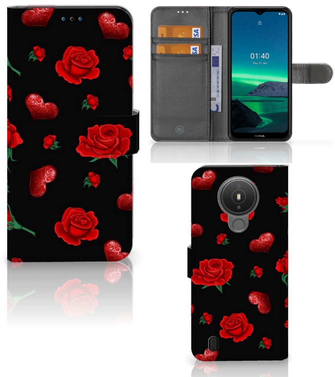 Nokia 1.4 Leuk Hoesje Valentine