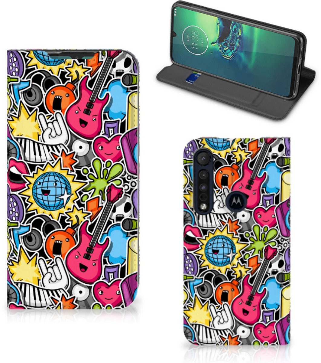 Motorola G8 Plus Hippe Standcase Punk Rock