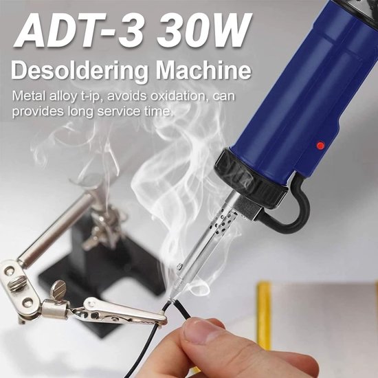 Cosensi - Desoldering Pump - Elektrische Desoldeerpomp - Compact en Handig - 30W - Vacuüm Desolderen - Ideaal voor Onderhoud - ADT-3 — afbeelding 3