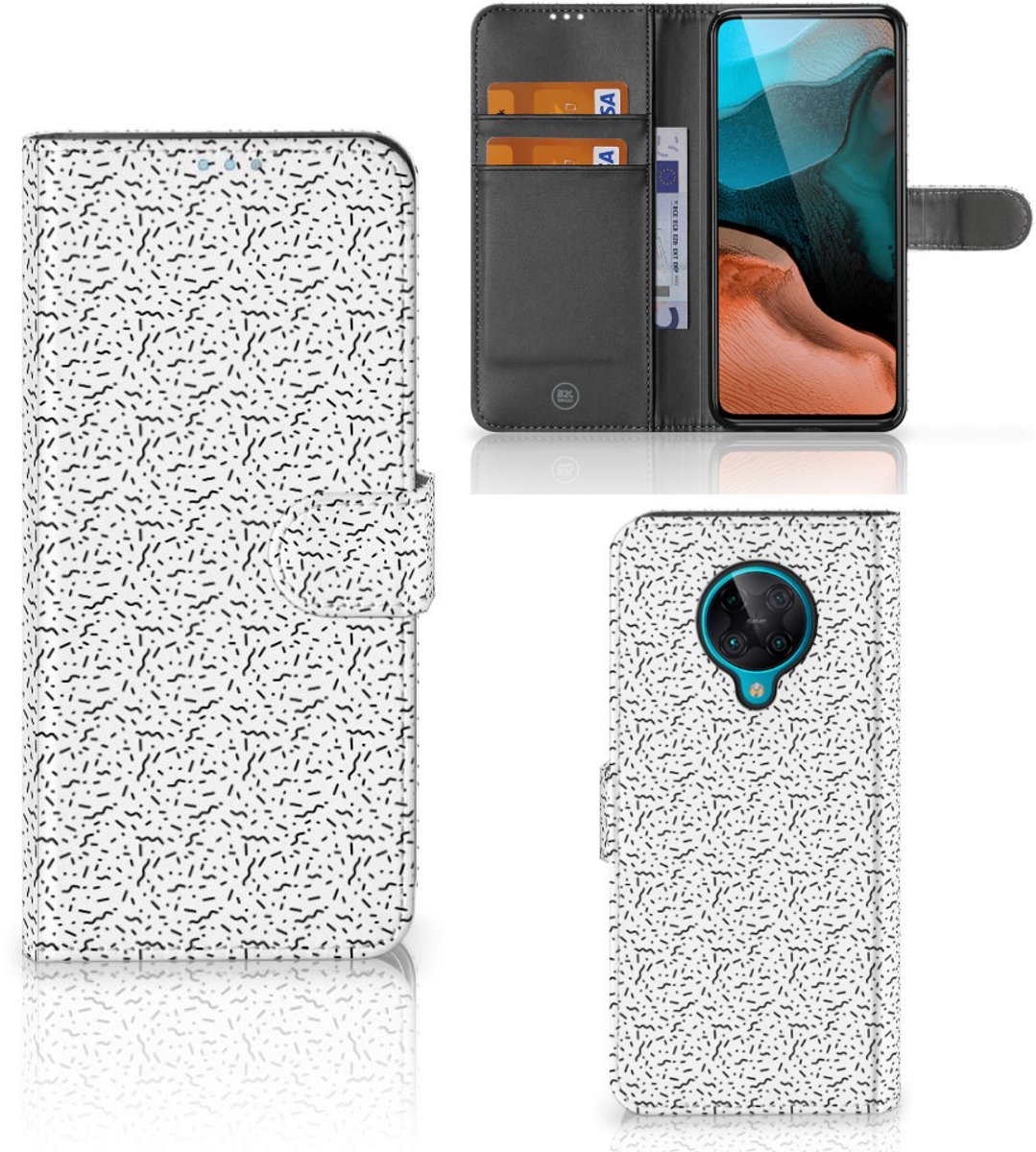 Xiaomi Poco F2 Pro Telefoon Hoesje Stripes Dots