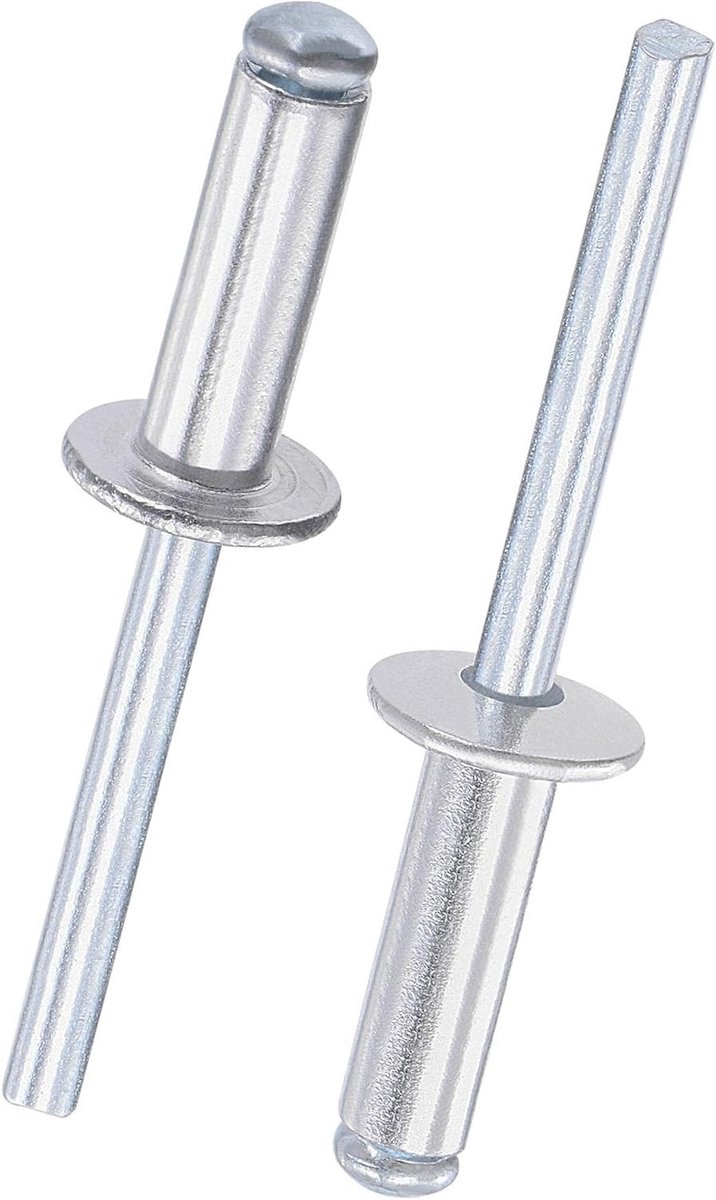50 Stuks Aluminium Blind Rivets 6mm x 20mm, Pop Rivets voor Metaal, DIY, Meubels en Algemene Bevestiging