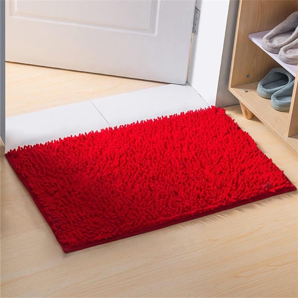 Odot Non Slip Chenille Bath Mats Rugs,Extra Soft and Absorbent Bath Mat Toilet Shower for