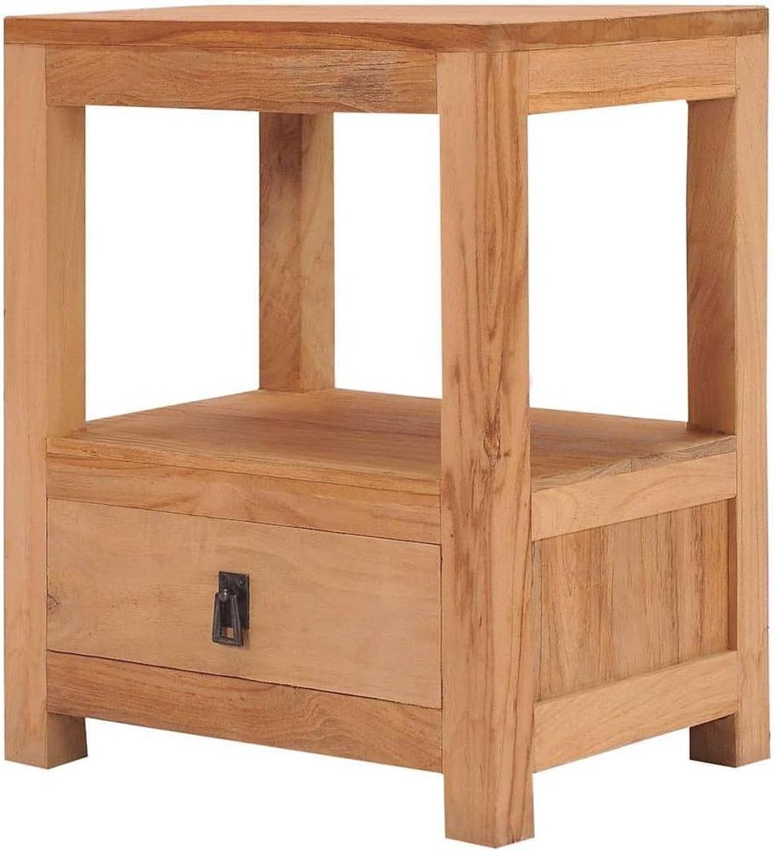 vidaXL Bedside table 40x30x50 cm solid teak