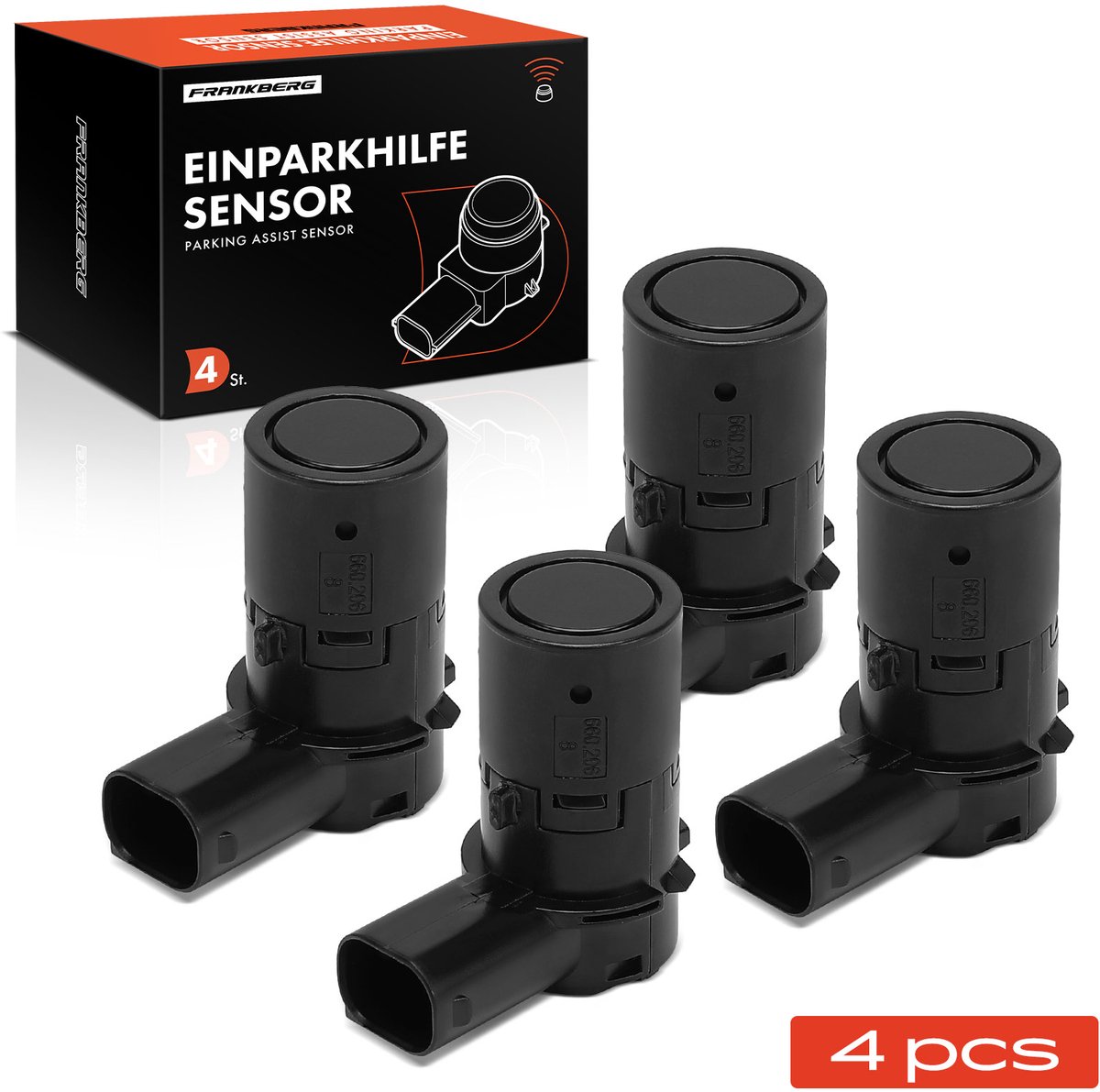 Frankberg 4x Parksensor PDC Sensor Achter voor Jaguar