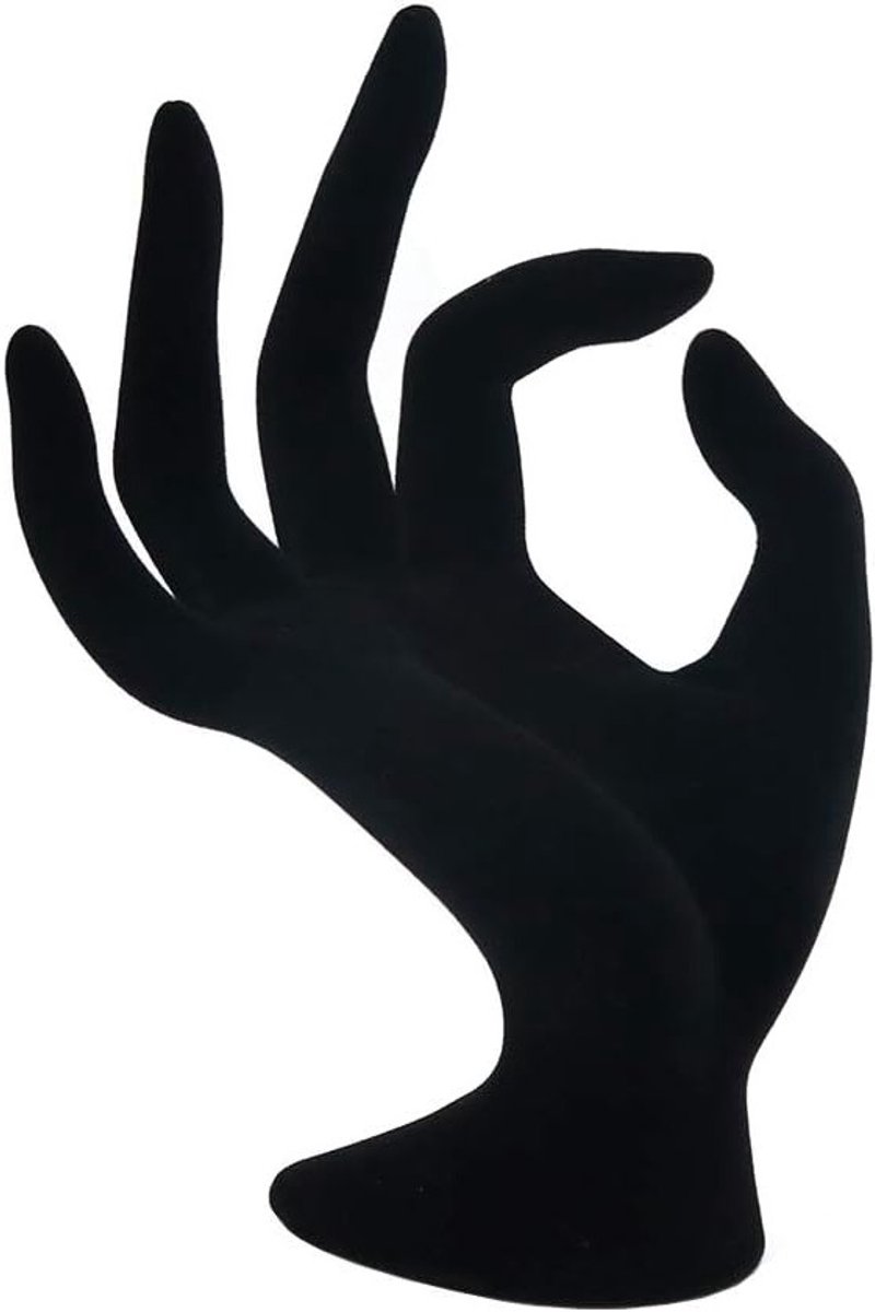 Plastic opbergrek voor handmodel display - Perfect voor etalage, accessoires en organisatie