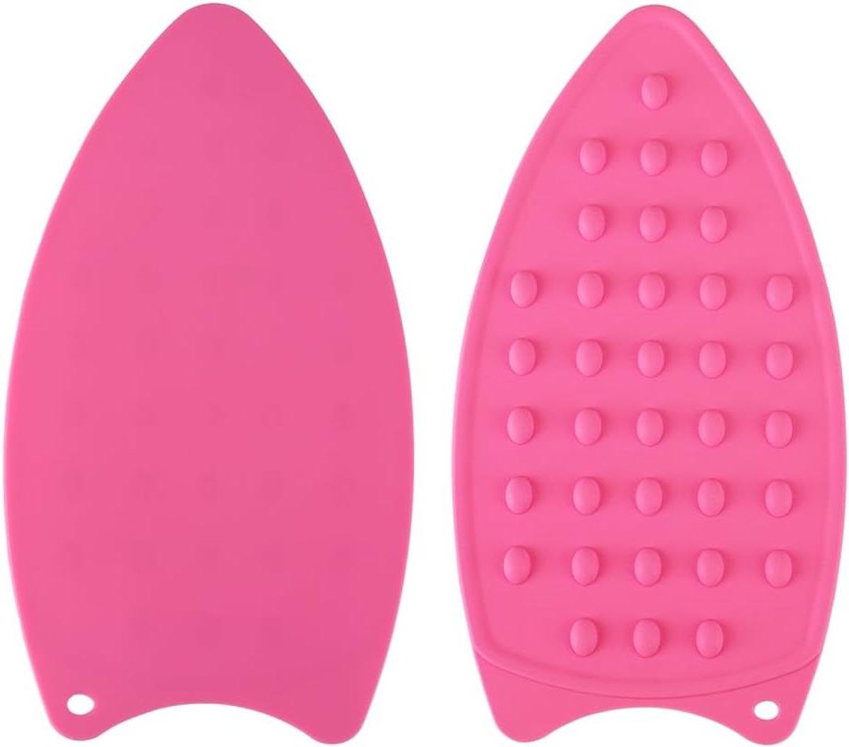 Siliconen strijkmat - Strijkijzer rustkussen - Veilig strijken - Hittebestendig oppervlak - 27 x 14 cm - Roze