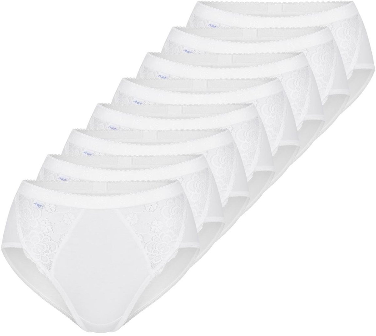 sloggi Dames midi slip 8 pack Chic
