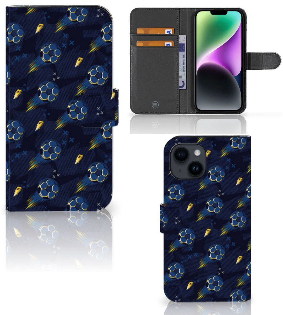 Telefoon Hoesje voor iPhone 15 Voetbal