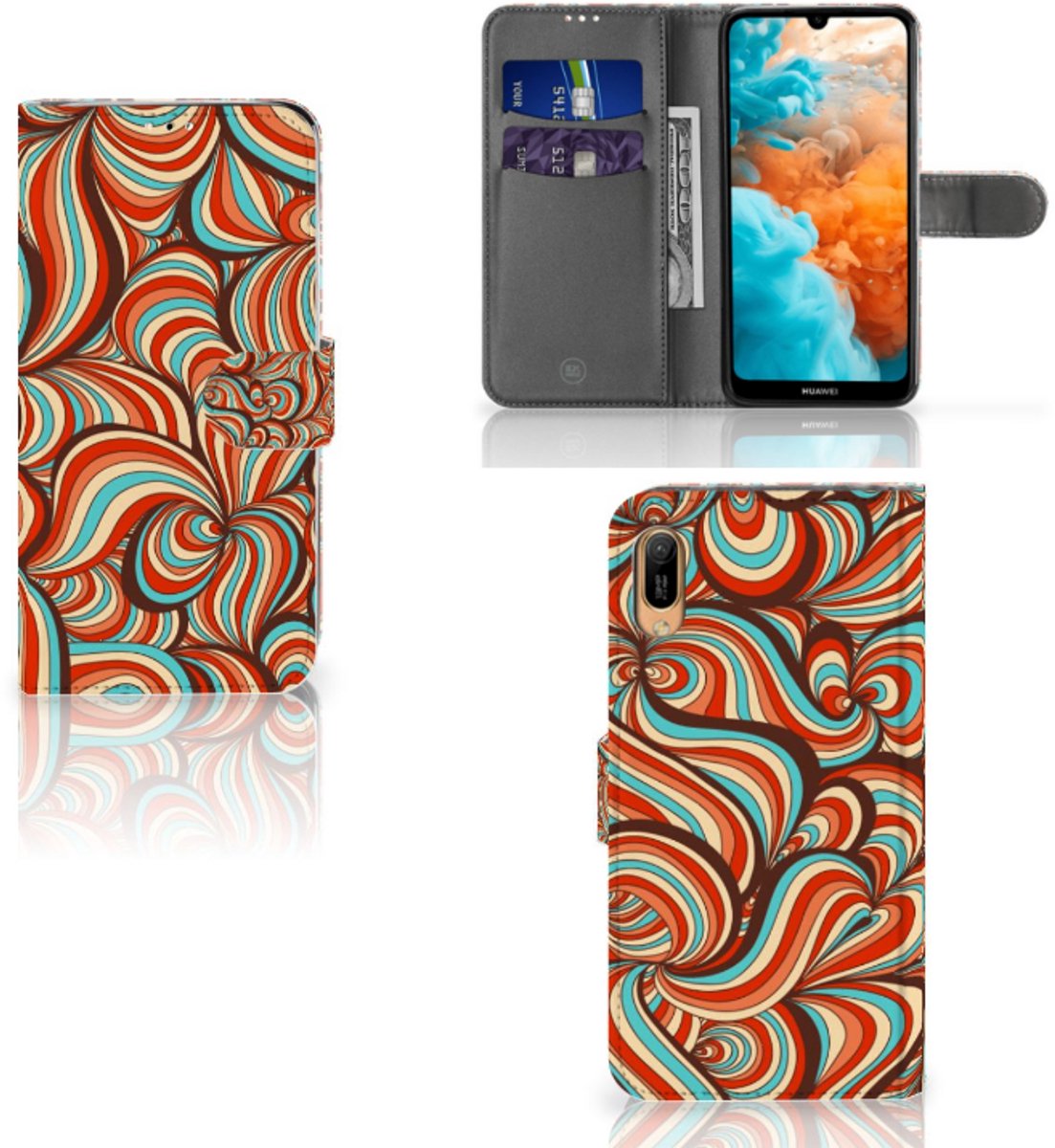 Huawei Y6 (2019) Hoesje Retro