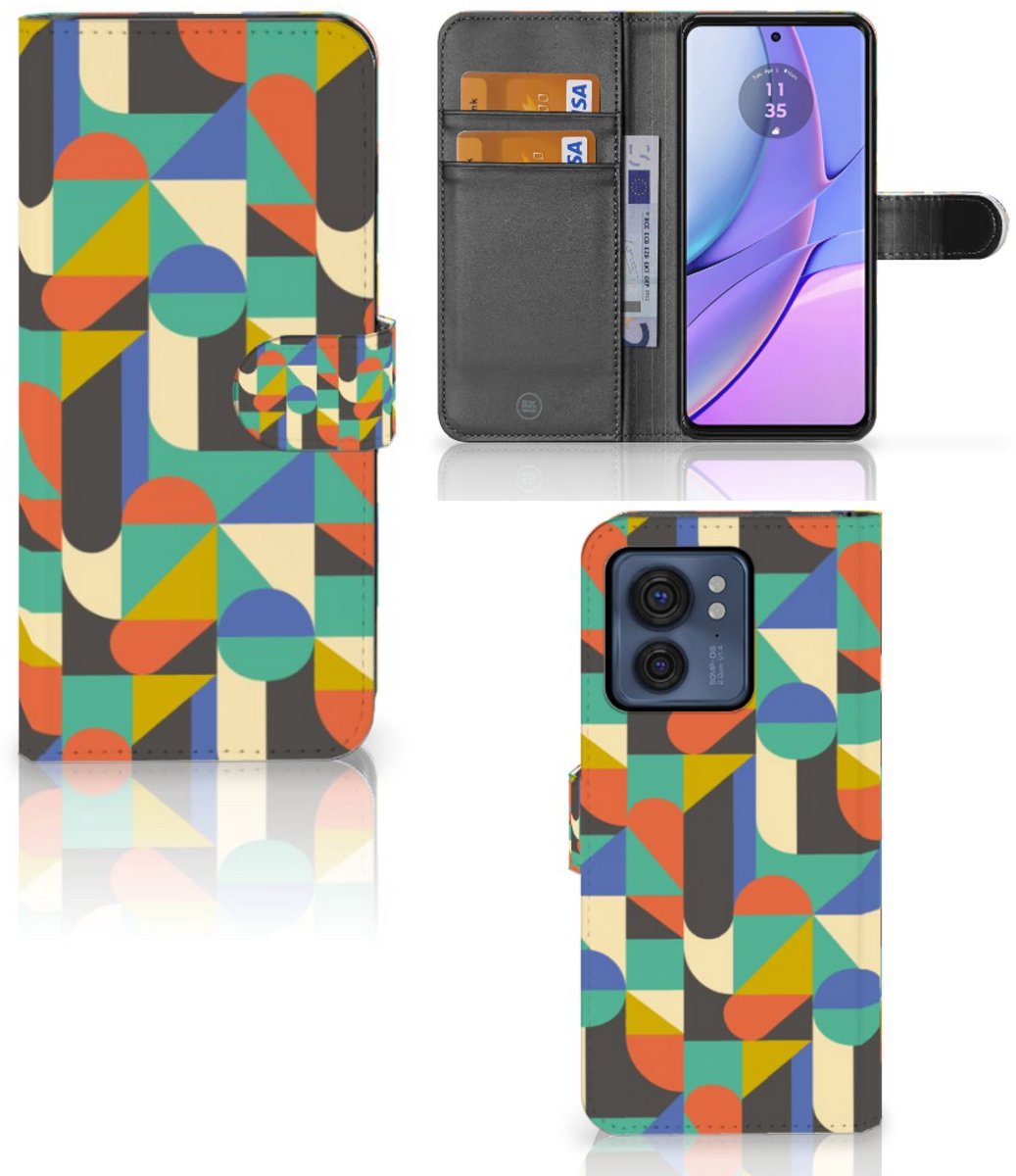 Motorola Edge 40 Telefoon Hoesje Funky Retro