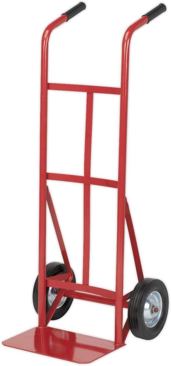 Zakwagen - Steekwagen Vrachtwagen - Materiaal Transport - Stevige Banden - 150kg Capaciteit - Rood