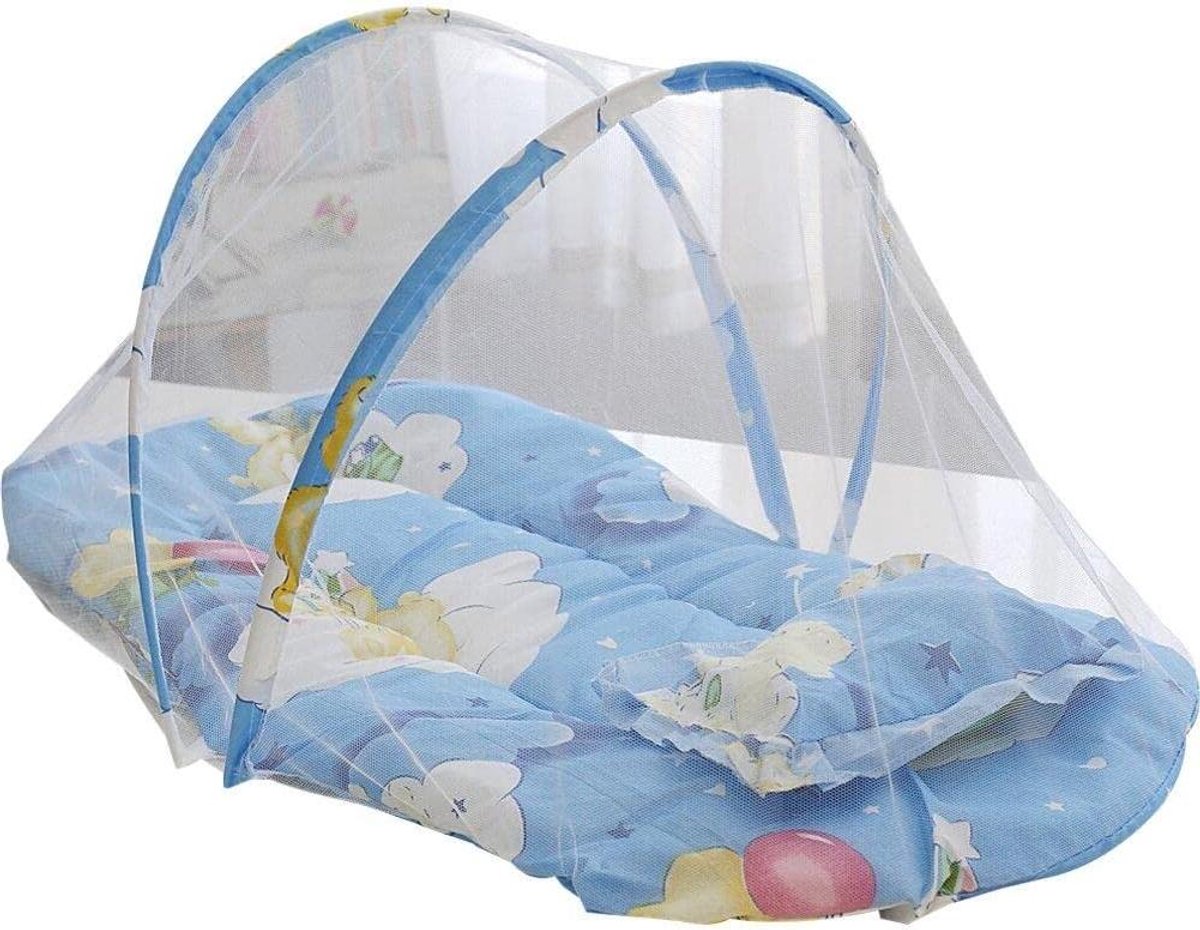 Babybed Muggennet - Draagbare Wieg - Bescherming Tegen Insecten - Volledige Zichtbaarheid Gaas - 92 x 48 x 42 cm