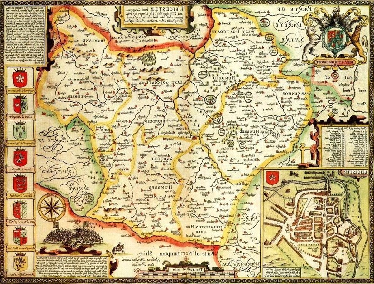 Historische Kaart Puzzel - Legpuzzel 1000 Stukjes - Ontspannen Tijdverdrijf - Nauwkeurig Gesneden Stukjes - 66 x 50 cm - Multicolor