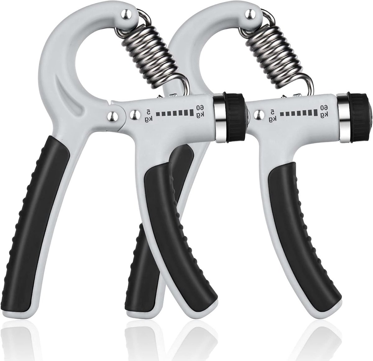 Handtrainer voor Gripversterking, Verstelbare Vinger- en Polstrainer voor Krachttraining, Fitnessapparaat 10 kg - 50 kg