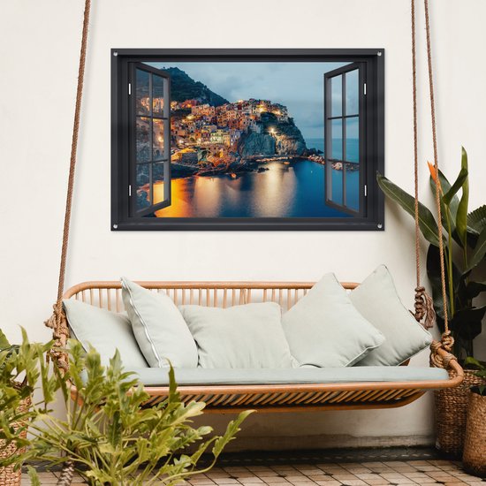 Affiche de jardin Transparente - Italie - Mer - 120x80 cm