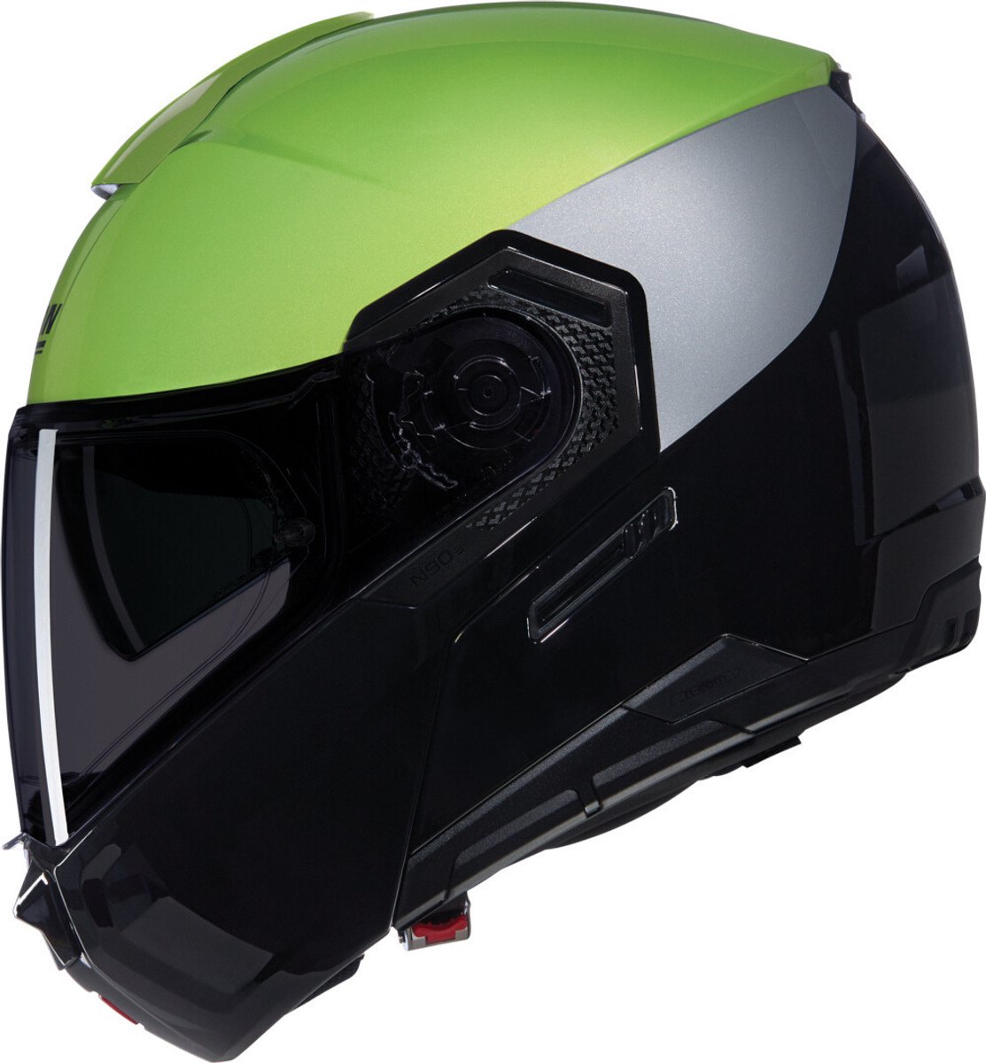 Nolan N90-3 06 Verniciatura Speciale 341 Impuls Groen Zwart Glossy Systeemhelm - Helm