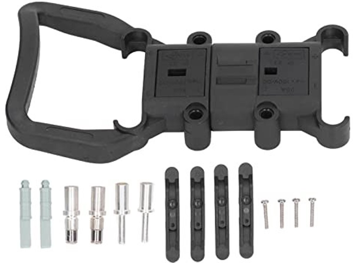Dailygoods - Dailygoody - Vorkheftruck Voedingsconnector - 80A Snelkoppeling - Batterijopladen - Compacte Set - Terminal voor Lieren - Geschikt voor Vrachtwag