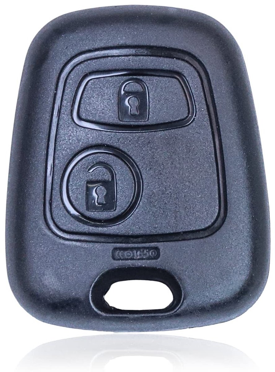 Dailygoods - Dailygoody - Sleutelbehuizing - Klapsleutel - Ideale vervanging - Duurzaam hard plastic - Afstandsbediening - Geschikt voor Peugeot en Citroen -