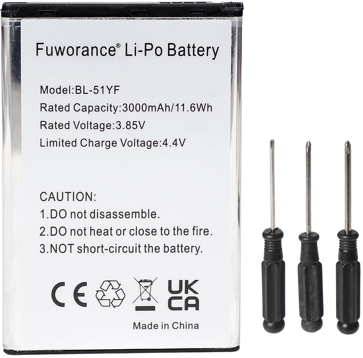 Dailygoods - Dailygoody - 3000 mAh Batterij - Compatibel met LG G4 - Hoogwaardige prestaties - 3,85 V - Energie voor dagelijks gebruik - Duurzaam en betrouwbaar - ...