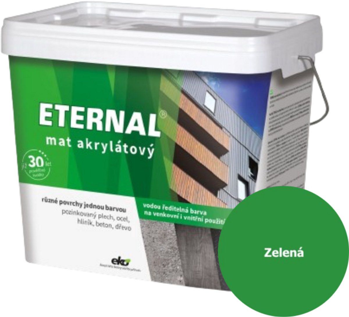 Eternal MAT Acryl 10 kg, 06 Groen
