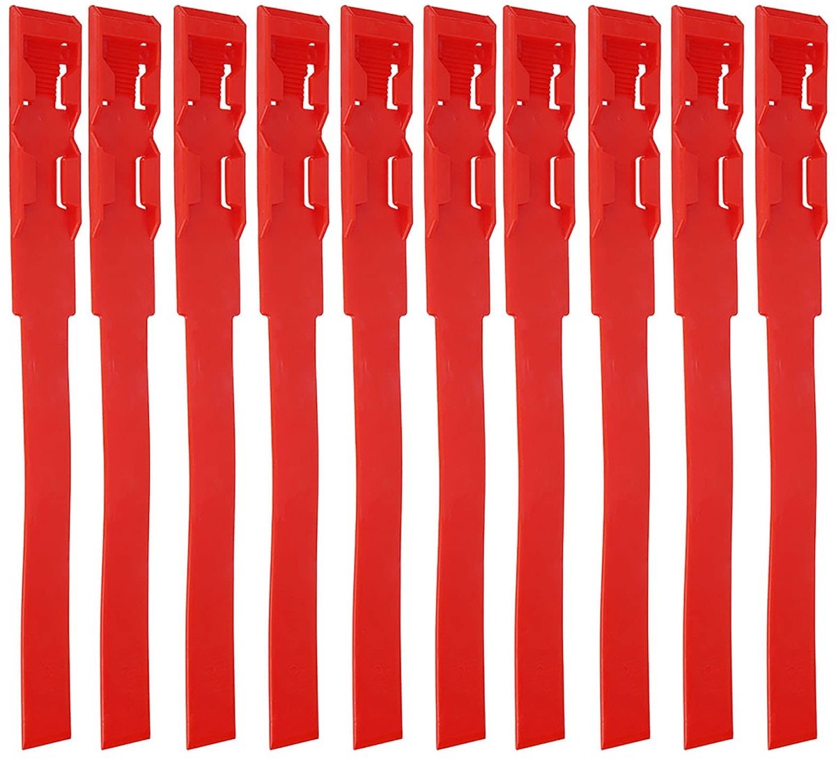 Dailygoods - Dailygoody - Identificatiebanden voor vee - Koeienvoetband - Veilig voor dieren - 10 stuks - Vee-markeringsbanden - Ideaal voor boerderijbeheer - Ges