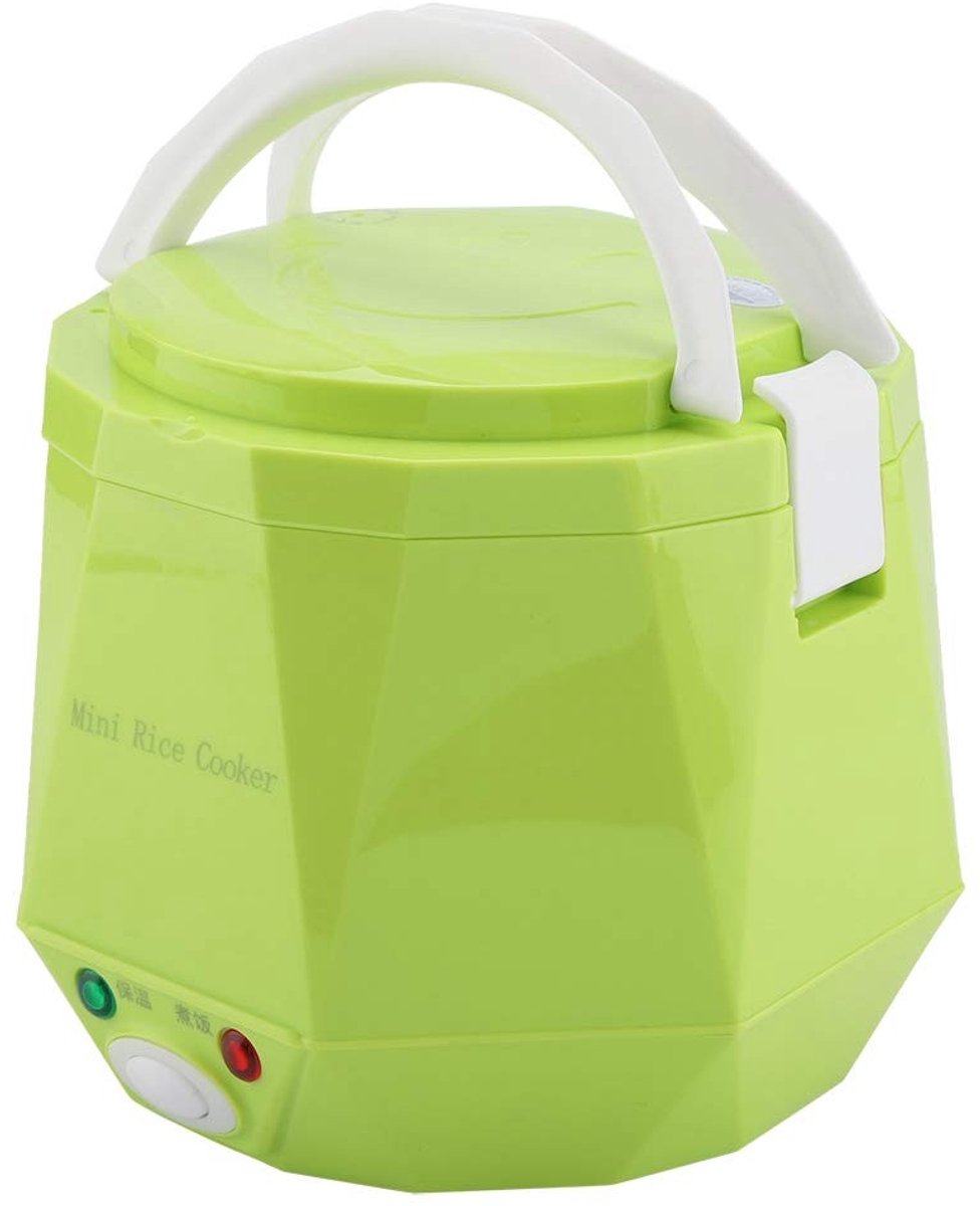 Dailygoods - Dailygoody - Elektrische Lunch - Rijstkoker - Hoge capaciteit van 1,3L - Groen - Voor vrachtwagen en auto - Ideaal voor onderweg