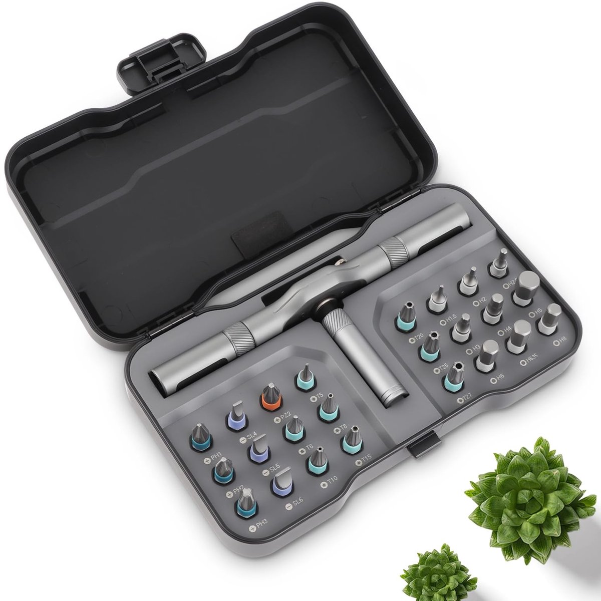 Dailygoods - Dailygoody - Ratchet Schroevendraai Set 24-in-1 - Multifunctioneel en Duurzaam