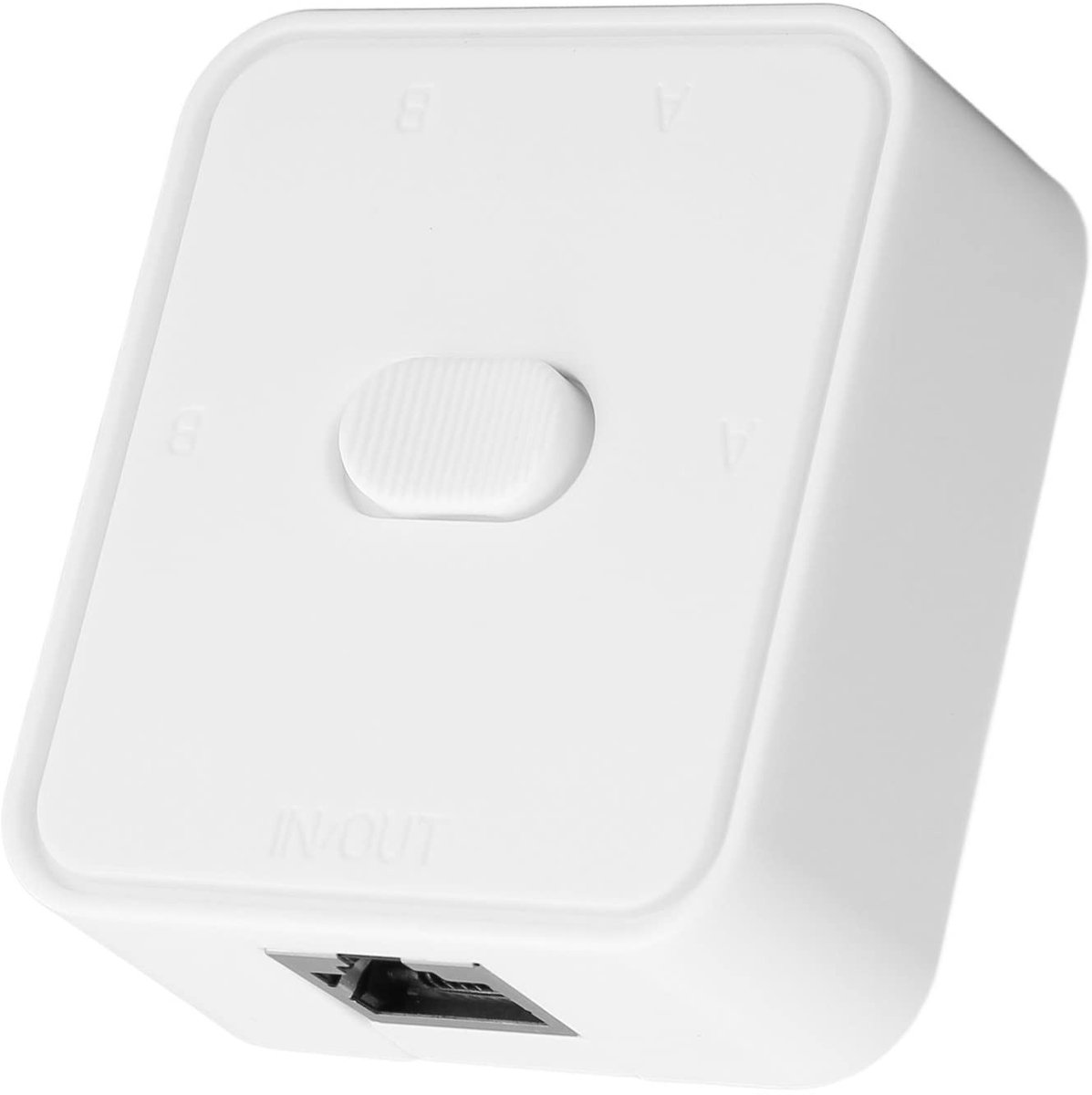 Dailygoody - 2-poorts Gigabit Ethernet-netwerkswitch - Onbeheerde switch - Duurzaam en sterk - RJ45-netwerksplitter - Ideaal voor thuis- en kantoornet...