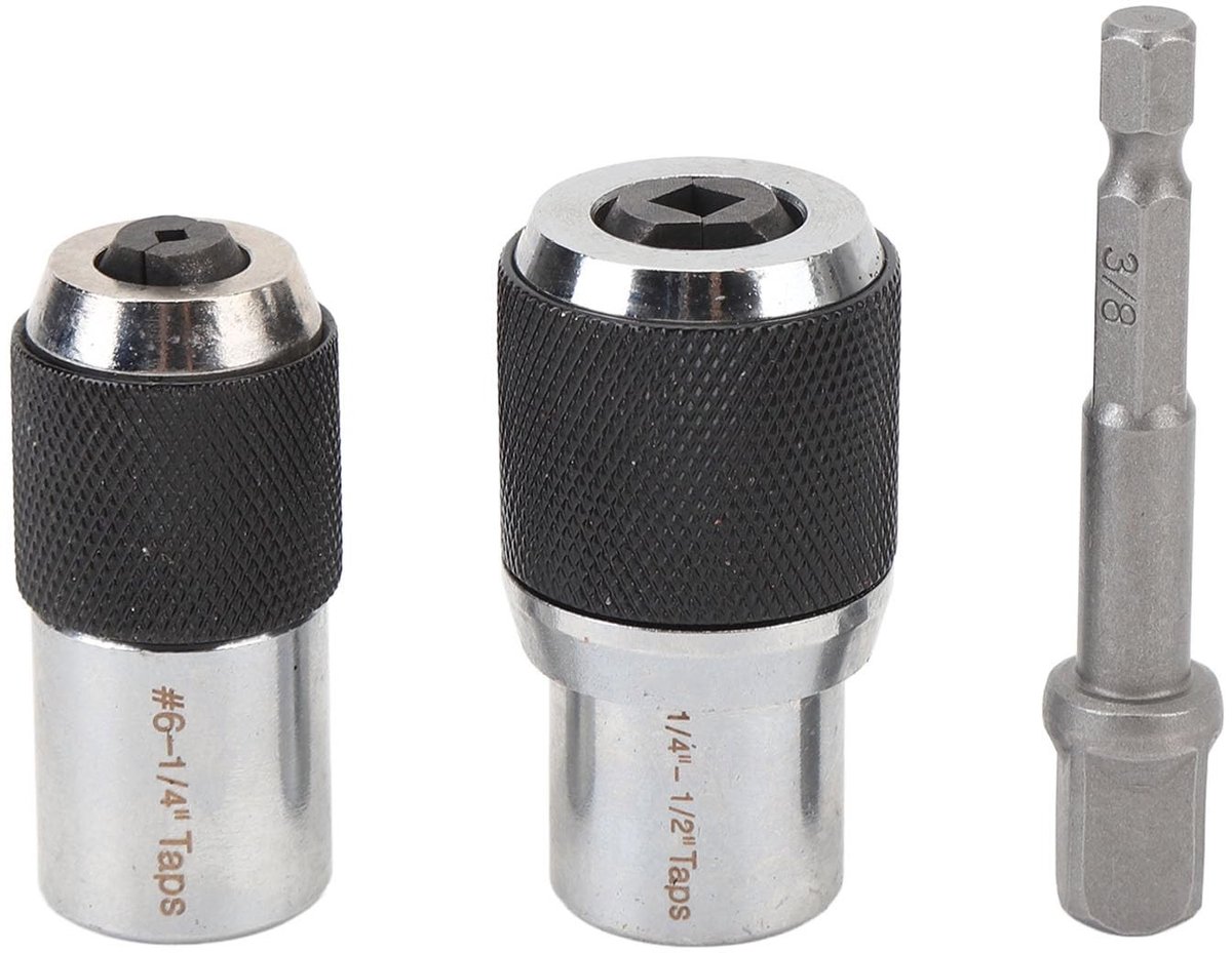 Dailygoods - Dailygoody - Verstelbare Kraan Top Set 2 Stukken met 3/8 Drive Adapter - Ideaal voor Ingenieurs en Bouwprofessionals