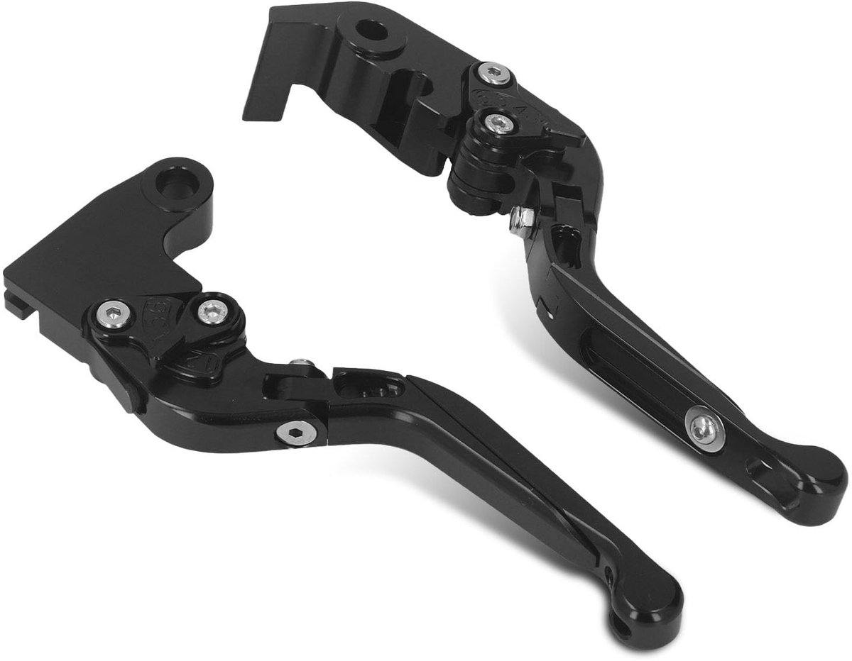 Dailygoods - Dailygoody - Opvouwbare Motorfietskoppelingshendels - Aluminium - Zwart - Koppelingsremhendel - Geschikt voor Speed Twin 1200 R RS 1200XC 765 R