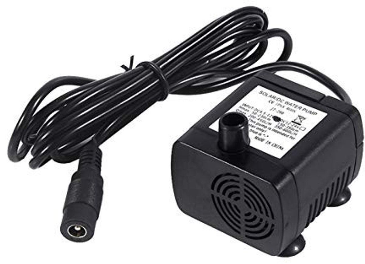 Dailygoods - Dailygoody - Kleine Mini Dompelpomp - Solar Amfibische Pomp - Onderhoudsvrij en Geluidsarm - 12V - Ideaal voor Fontein en Vijver - Efficiënt en Duurza