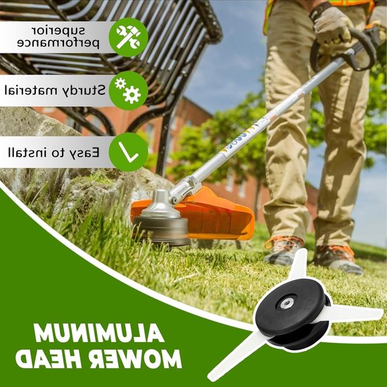 Set van 3 Plastic Grastrimmer Bladen voor Stihl Polycut - Ideaal voor Tuinonderhoud en Precisiewerk — afbeelding 5