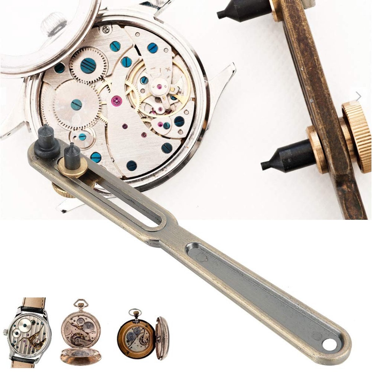 Dailygoods - 2 Stuks Horlogekastverwijderaar voor Snelle Opening van Horloges