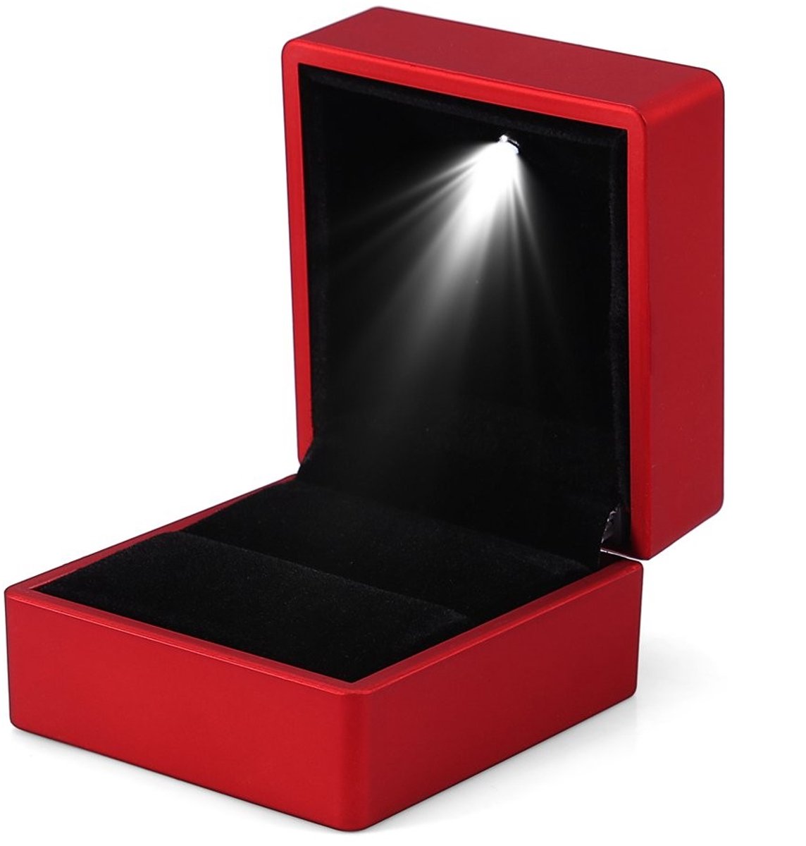 Dailygoods - Verlichte Ringdoos voor Huwelijksaanzoek met LED Licht