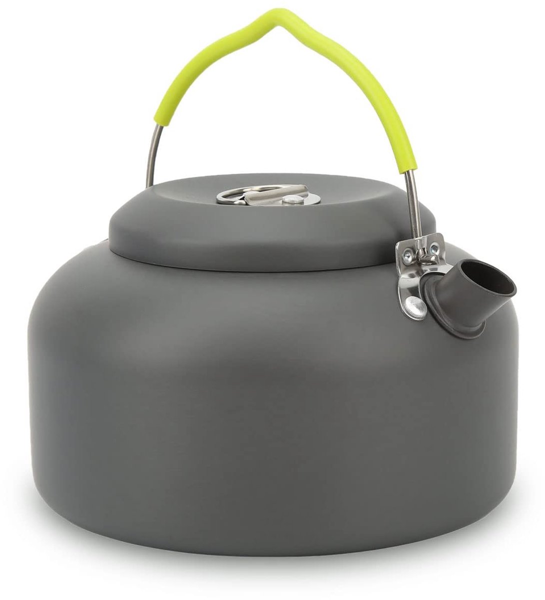 Dailygoods - Dailygoody - Campingwaterkoker - Koffiepot - Draagbaar - Grijs - Theeketel - Outdoor waterkoker - Geschikt voor kamperen - 1,3 liter