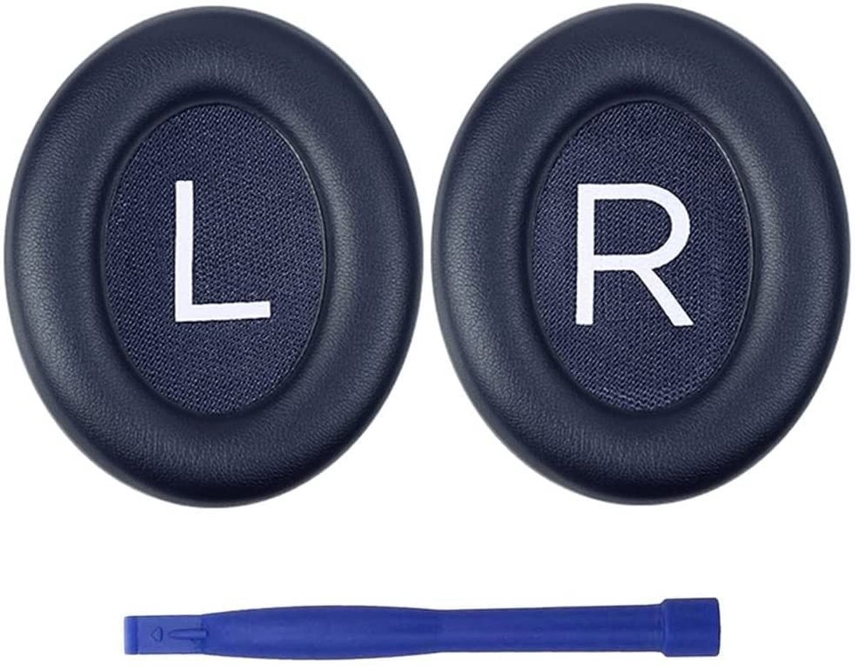 Dailygoods - Dailygoody - Vervangende oorkussens - Comfortabel - Donkerblauw - Memory Foam - Verbeterd geluid - Geschikt voor Bose 700 - Kleur: Donkerblauw