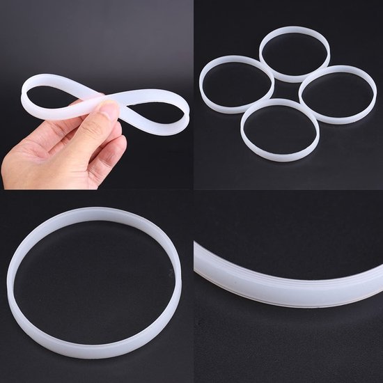 Dailygoods - Rubber O-ring Set voor Juicer en Blender Vervangingen (4 Stuks) — afbeelding 3