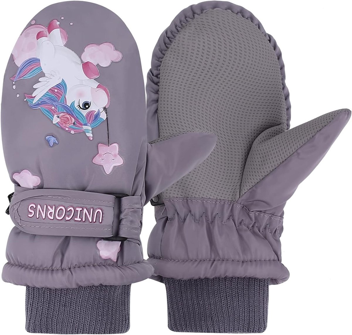 Waterdichte Kinderhandschoenen voor Skiën en Snowboarden, Warme Winterwantjes voor Buiten, Geschikt voor Jongens en Meisjes van 2-10 Jaar