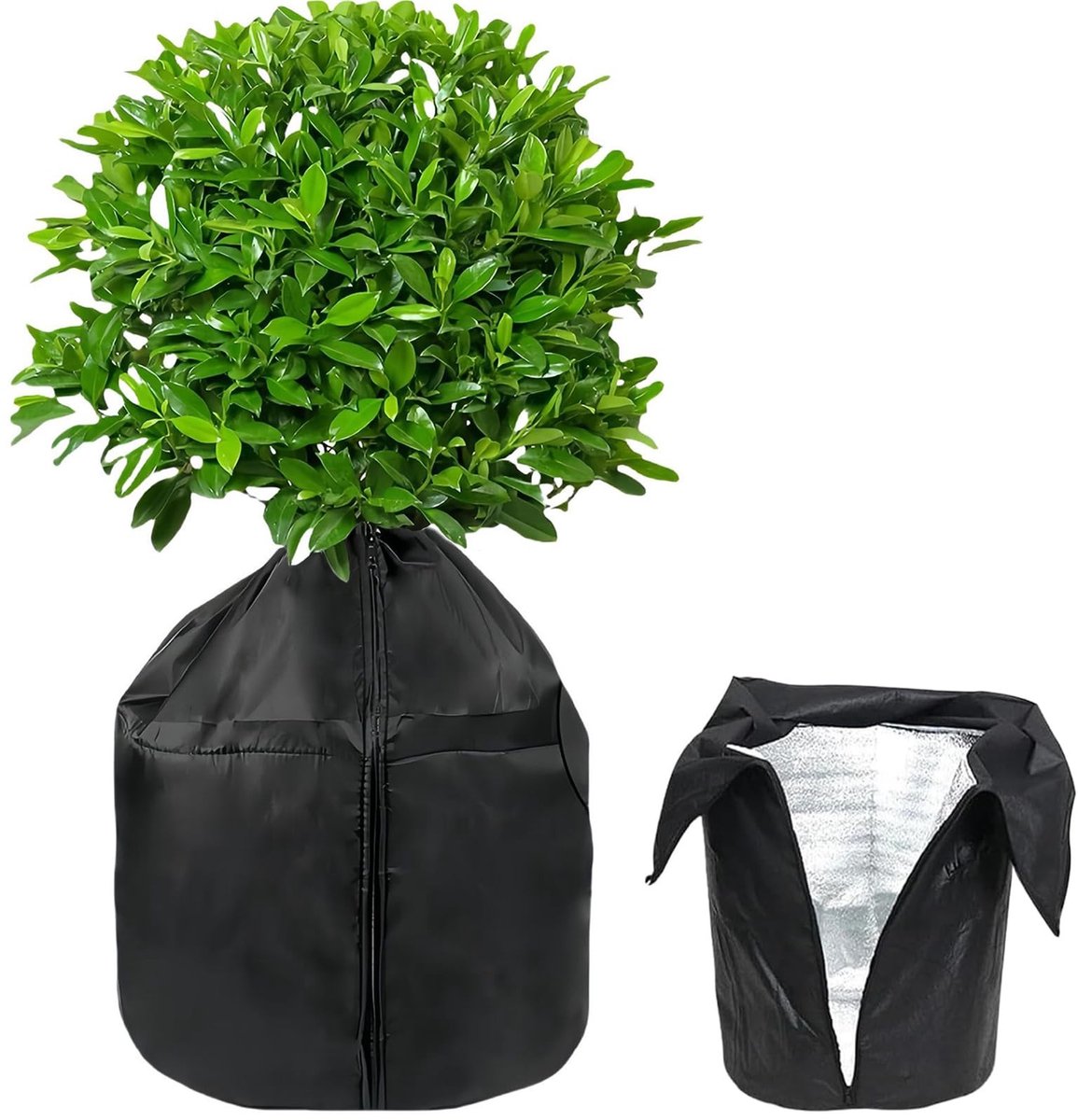 Dailygoods - Winterzeil voor Buitenplanten met Ritssluiting en Trekkoord