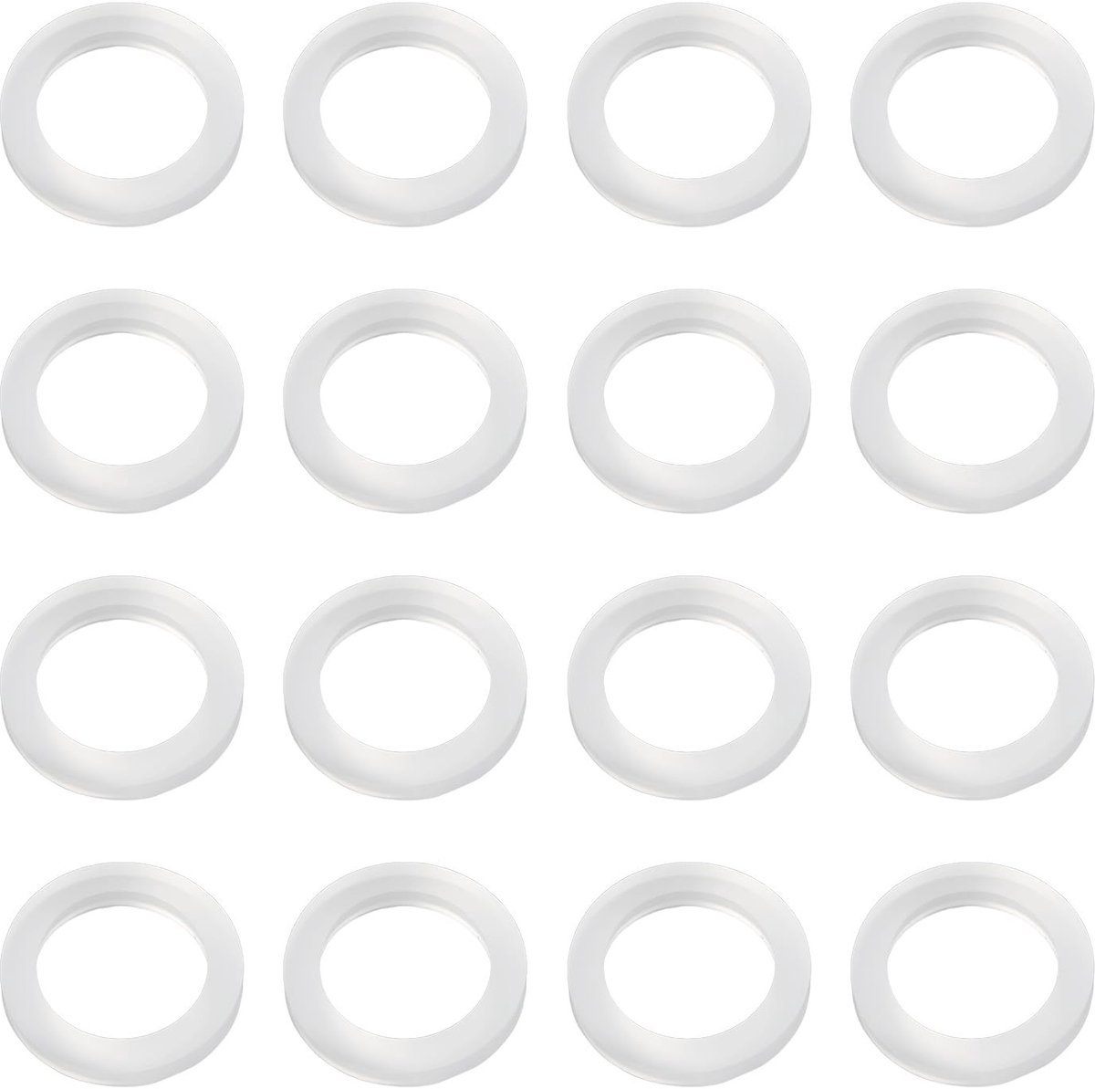 Dailygoody - N-banden - Rubbertractie - 16x Tractie Band - Geschikt voor 1:148 Spoorwegmodel - Vervangingsonderdeel voor locomotieven - Perfect voor m...