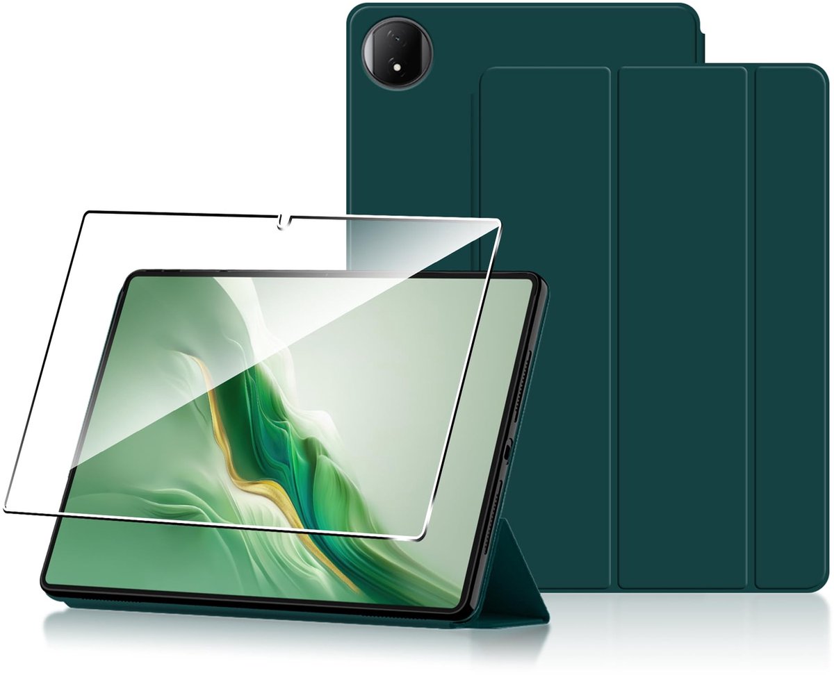 Dailygoody - OmGoods - Dailygoody - Beschermhoes - Ultradun - Schokbestendig - Groen - Krasbestendig - Flexibel - Geschikt voor Honor MagicPad 2 12,3 inch 2024