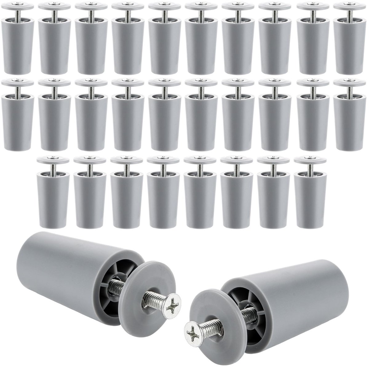 Dailygoody - Rolluikstopper - Aanslagbuffer - Hoogwaardige kunststof - Grijs - Reserveonderdeel - 30 stuks - Voor rolluiken