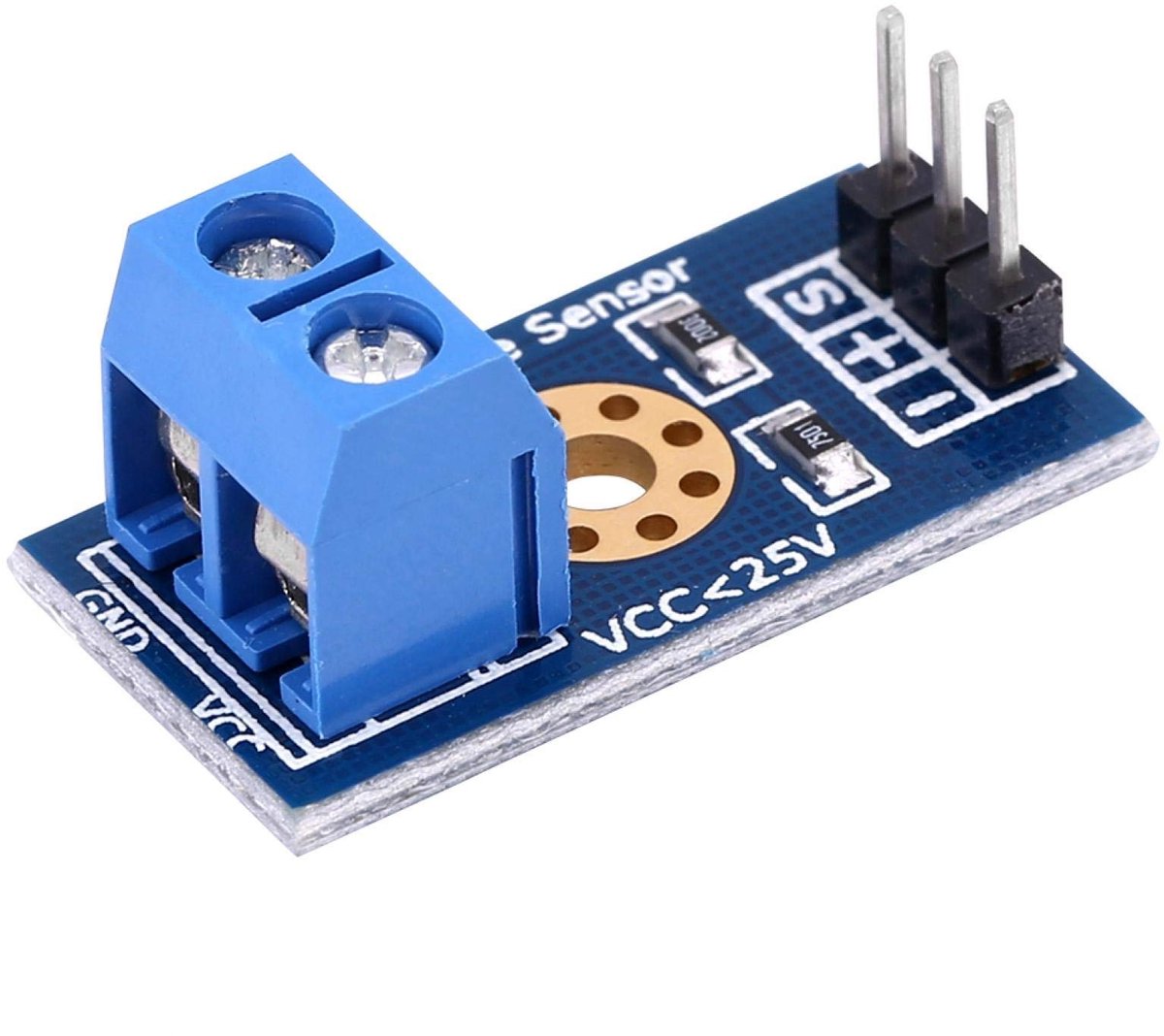 Dailygoods - Dailygoody - Voltage Sensor Module - 25V DC0-25V Voltage Tester - Geschikt voor Arduino en Raspberry Pi - Elektronica Accessoire - Precisie metingen -